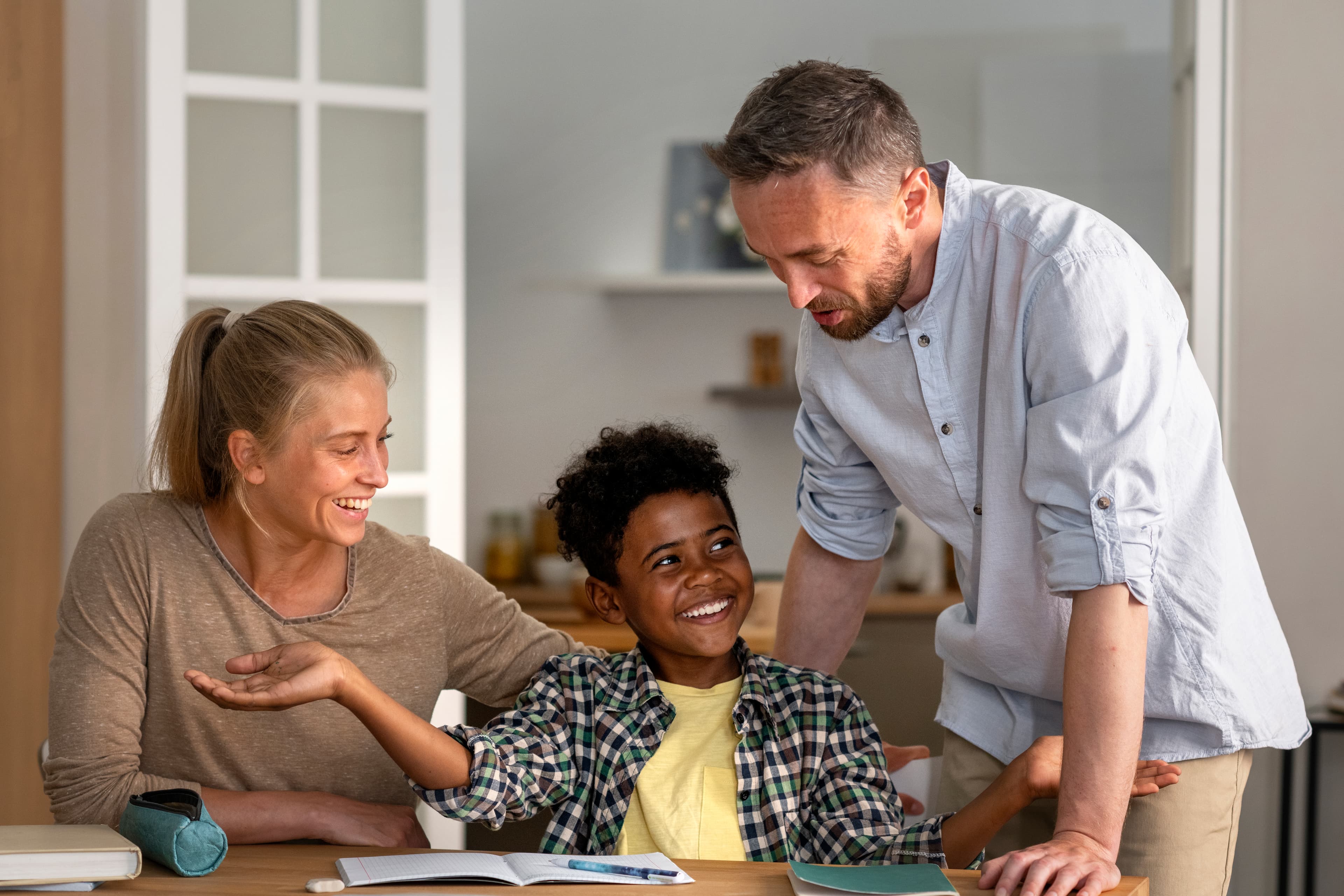 Family healing together